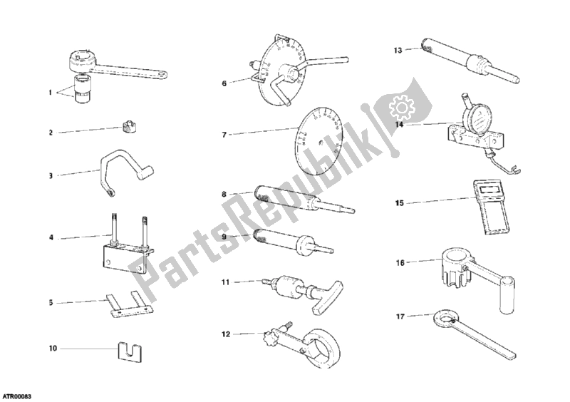All parts for the Workshop Service Tools, Engine of the Ducati Sport ST4 S USA 996 2005
